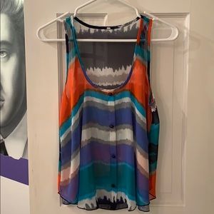 Super cute multicolored tank!